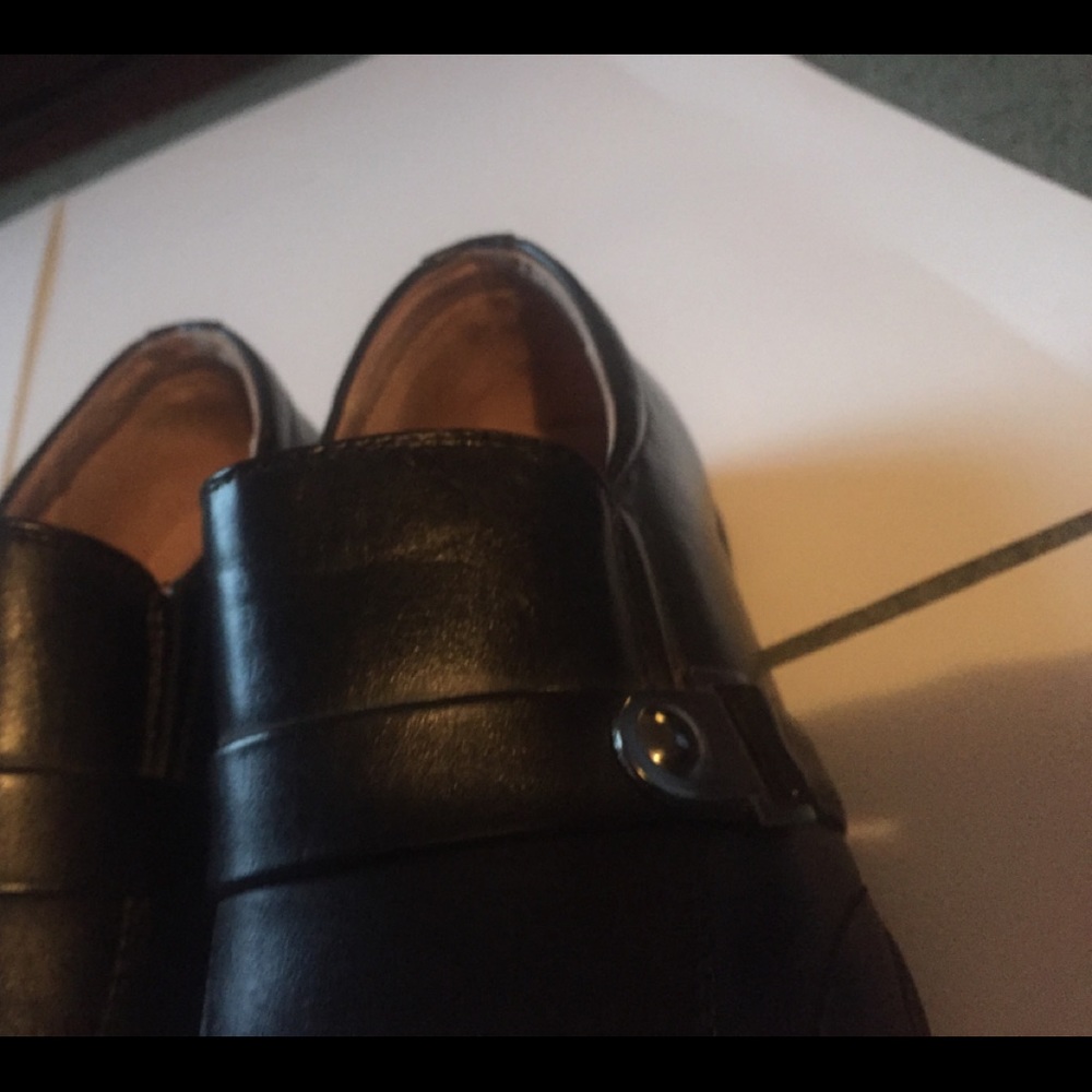 Franco Vanucci Boys Black Dress Shoes